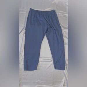 Elegant Blue Straight Leg Pants